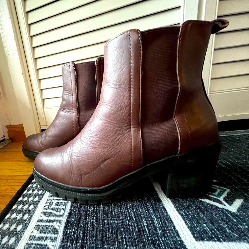 ALDO Waterproof Leather Chelsea Boots